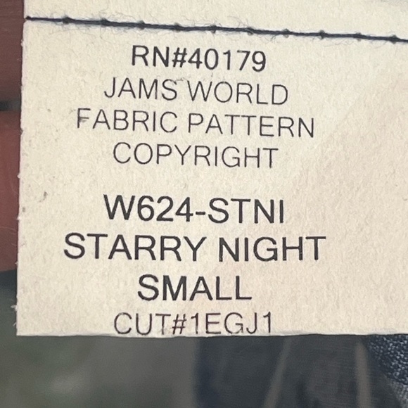 Jams World Starry Night Sz S Hawaiian Shirt Like New Vacation Cruise Rayon - Picture 6 of 16